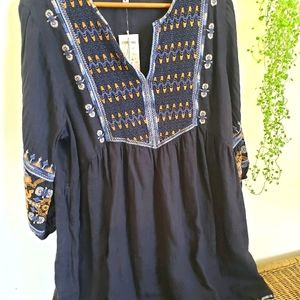 JOHNNY WAS NWT Amika Paris Tunic Dress